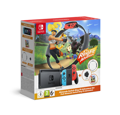 Console portable Nintendo Switch + Ring Fit Adventure