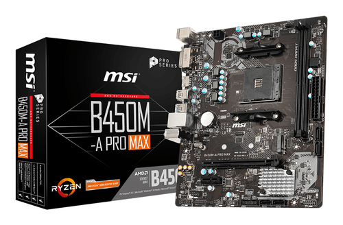 Carte mère MSI B450M-A PRO MAX