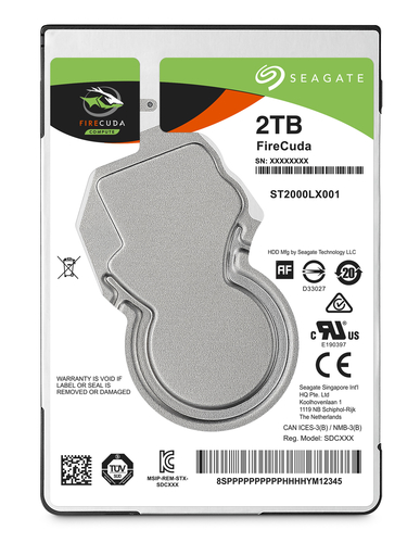 Disque dur interne Seagate FireCuda 2.5" 2 To (ST2000LX001)
