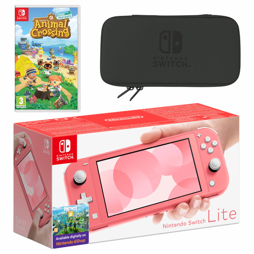Console portable Nintendo Switch Lite (Coral) Animal Crossing: New Horizons Pack + NSO 3 months