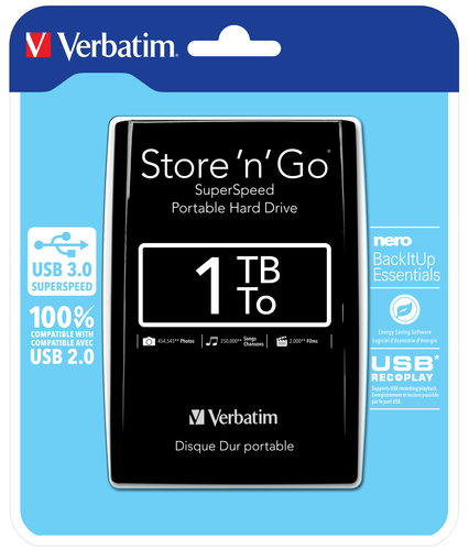 Disque dur externe Verbatim Store 'n' Go
