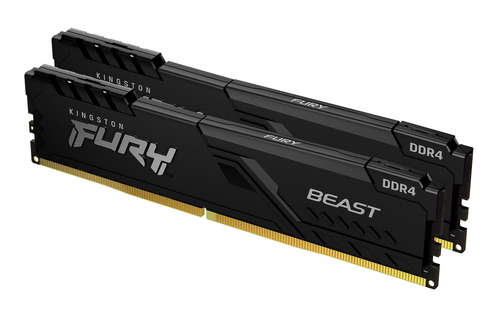 Mémoire RAM Kingston Technology FURY Beast 2 x 16 Go (KF436C18BBK2/32)