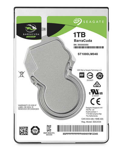 Disque dur interne Seagate Barracuda 2.5" 1 To (ST1000LM048)