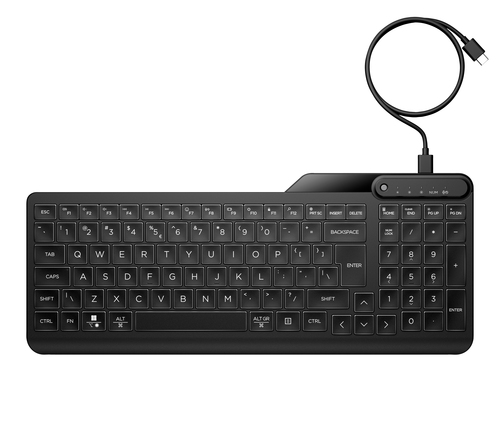 Clavier HP 405 Backlit Wired